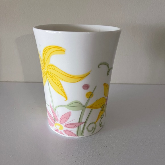 Spring Flowers Starbucks Coffee Mug / Tea Cup with Flower Coaster from 2006 NWOT - Picture 6 of 9